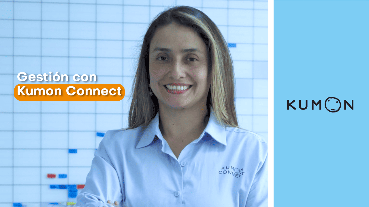 Foto de perfil de una orientadora Kumon hablando sobre la gestion con kumon connect