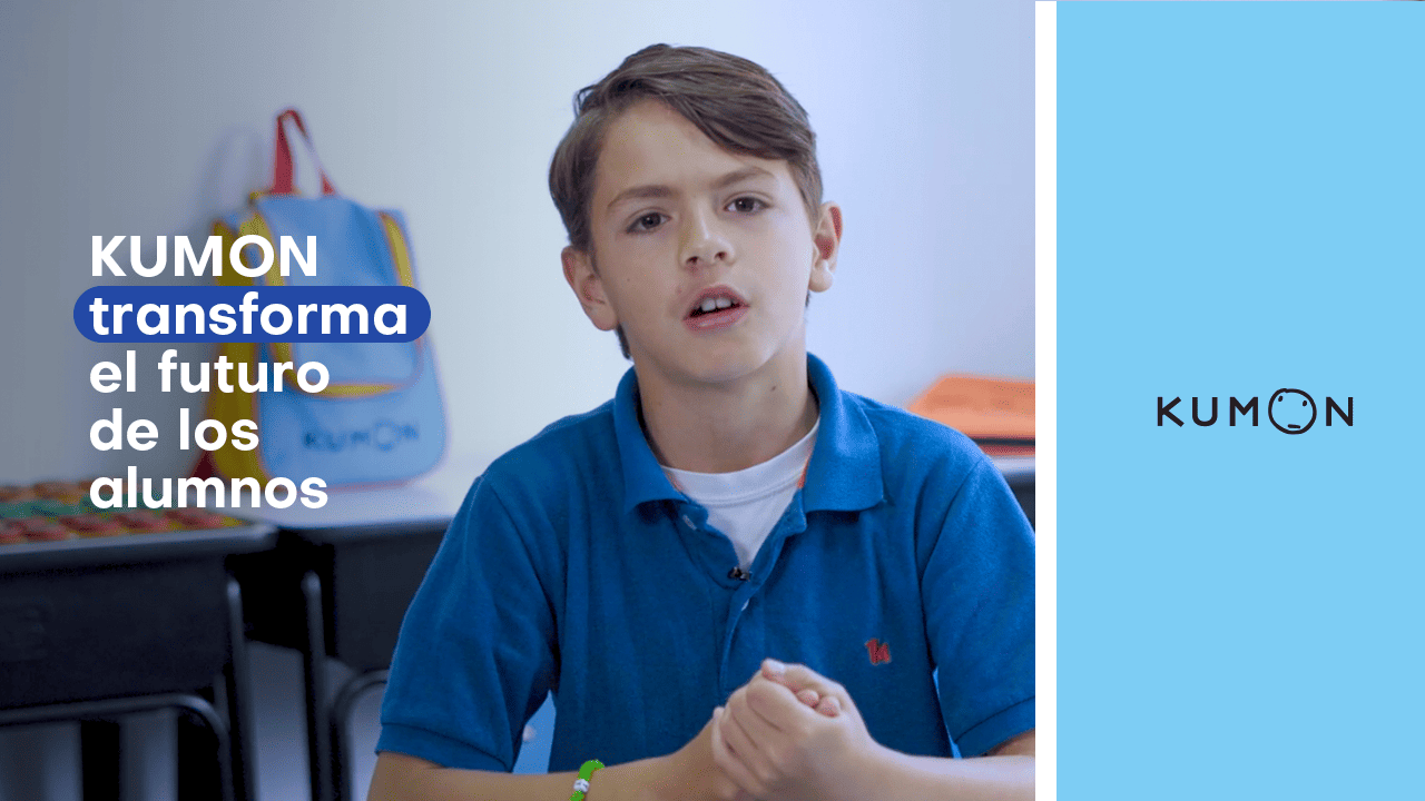 Alumno en un centro Kumon hablando sobre cómo Kumon ha cambiado su vida-Peru